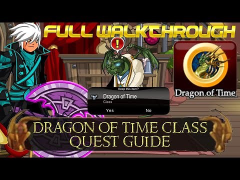 AQW How To Get Dragon of Time Class Full Walkthrough | Kro'nar Quests /join yulgar