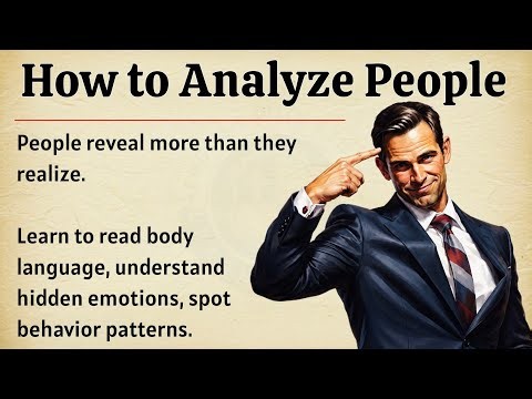 How to Analyze People | Master the Psychology of Human Behavior | Improve Your English Fluency ✅