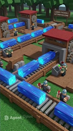 Lumber Tycoon 2 in Roblox! #roblox #minecraft #gaming #animation