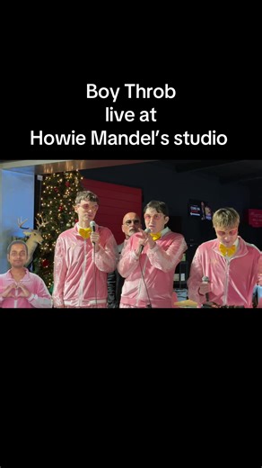 Support Boy Throb Live at Howie Mandel's Studio