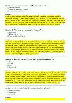 Fire Safety Knowledge F02 Fireguard Practice Test video