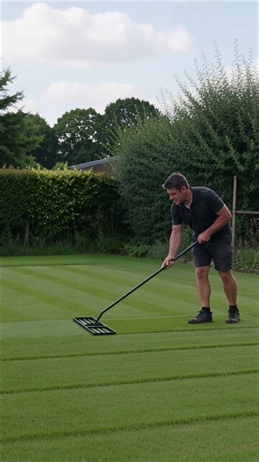 Transform Your Lawn with This Heavy-Duty Leveling Rake