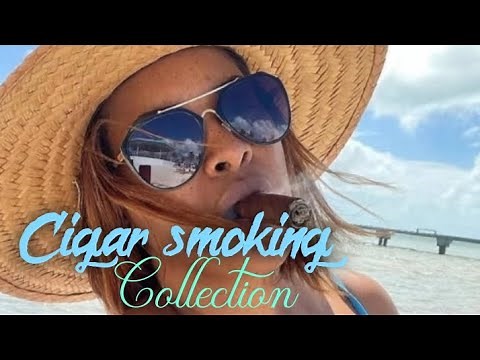 BEAUTIFUL WOMEN SMOKING CIGAR COLLECTION