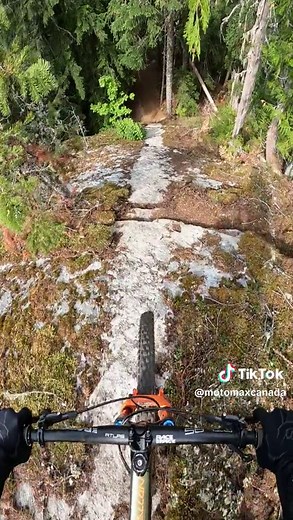 Slow Ride Mountain Bike POV | Steep Trail Descent