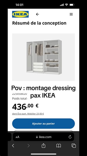 Montage dressing pax ikea #pax #ikea #19travaux