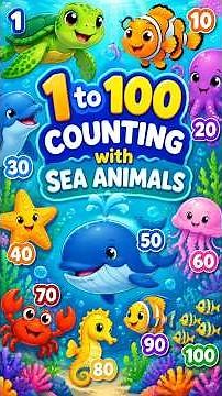 Learn to Count 1 to 100 🔢 | Numbers for Kids | Counting in English