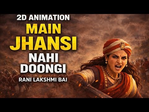 “मैं अपनी झांसी नहीं दूंगी 😱 | Rani Lakshmi Bai Real Story in Hindi (2D Animation)”