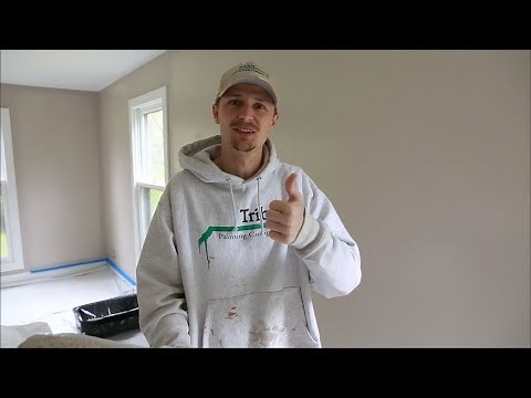 Painting a Wall with an 18-inch Roller