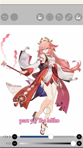 i love pink ladies #yaemikoredesign #yaemikogenshinimpact #yaemikogenshin #genshinredesign #genshinimpact