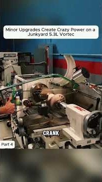 Junkyard 5.3L Vortec Making Big PowerP4#cars #engine #rebuild #fyp #carengineengine building #engine