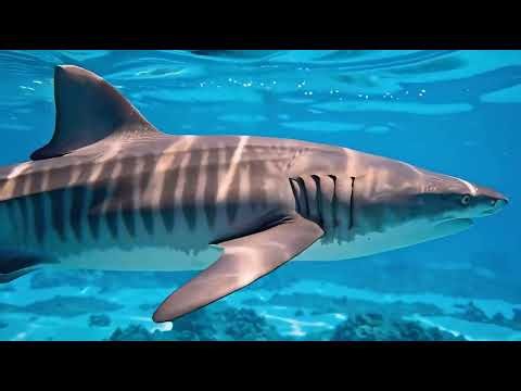 10 Hours 4K Aquarium TV Screensaver 🐠 Calming Music for Stress Relief