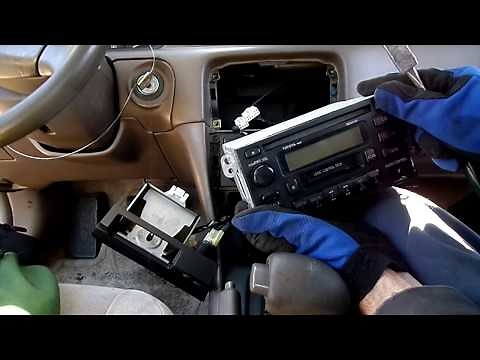 Toyota Camry Radio Removal