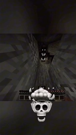 Horror Minecraft | #Minecraft #gamingshorts #skull #horror #gaming