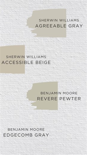 What are the best NEUTRAL GREIGE paint Colors?