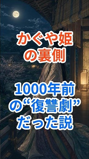 【かぐや姫の裏側】1000年前の“復讐劇”だった説