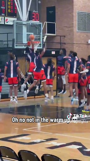 High School Basketball Warm-Up: Epic Dunk Fails