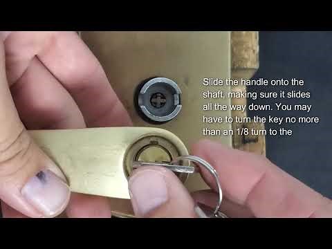 Kaba-Ilco 760 Handle Installation