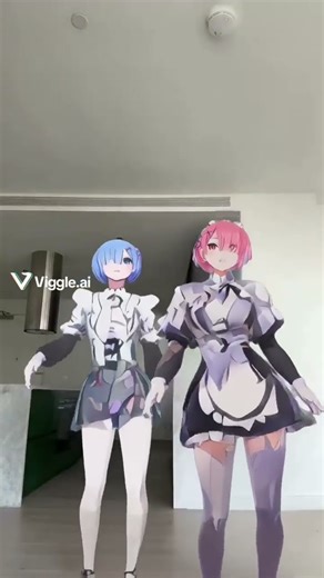 ram and rem dancing wait. #rezero