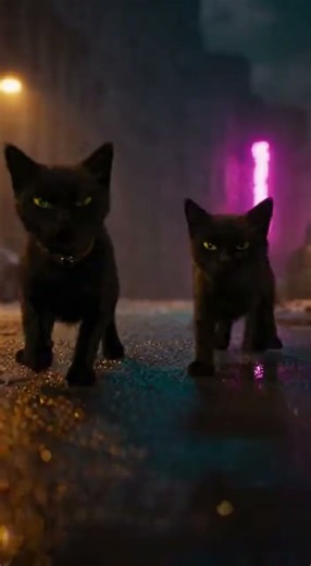 Car Goes Bazooka after training with monk #cat #ai #story #sora #wildlife #unexpected