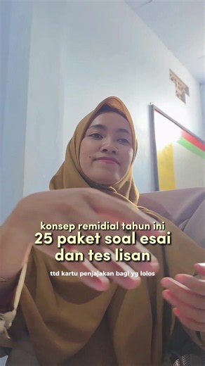 Mengajarkan murid bahwa nasibmu ditentukan oleh usahamu sendiri! Masih ingat gak sama kegiatam remidi saya yg viral tahun lalu? @bu ann | inquiry & pedagogy Remidi esai dengan soal yang relevan dengan kehidupan sehari-hari. Alhamdulillah murid saya bisa jawab dengan proper dan gak asbun. 100% pakai otaknya sendiri tanpa AI. Tahun ini mereka saya kasih soal esai dari level pemahaman sampai evaluatif. Open-book. Hmmm pada seneng tuh. Plot twist pas ngumpulin langsung saya tes lisan 🤣 Alhamdulilla