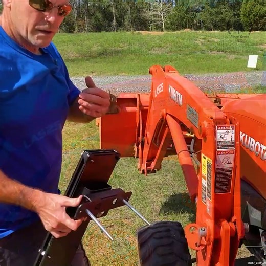 The BEST Chainsaw Carrier Holder for a Compact Tractor #CompactTractor #TractorAccessories #HomesteadEquipment #TractorLife | Piney Grove Homestead and Mini Farm