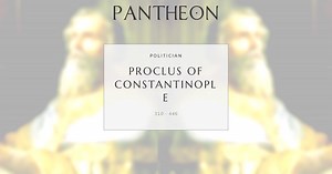 Proclus of Constantinople Biography | Pantheon
