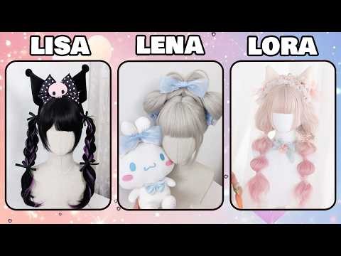 Your Taste Will Decide 💖 Lisa vs Lena vs Lora Style Test #lisaorlena #FashionChallenge