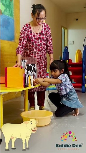 Milking The Cow | Experience Learning | Preschoolers