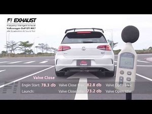 Fi Exhaust Volkswagen Golf GTI MK7 Idle / Acceleration Sound db Test
