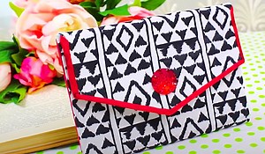 DIY No-Sew Clutch Bag