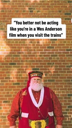 I hope that this Wes Anderson trend helps to brighten your day! Wherever I might travel, it’s always nice to visit a train museum when I can. #wesanderson #santa #trains