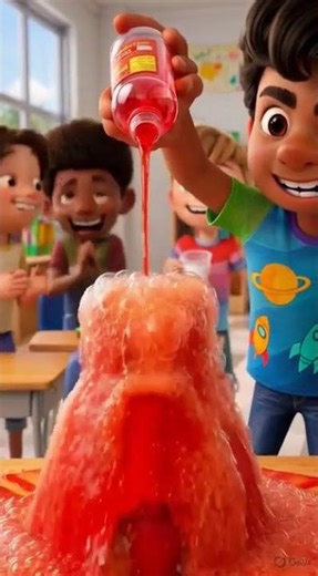 Fun Volcano DIY Project For Kids! 🧪