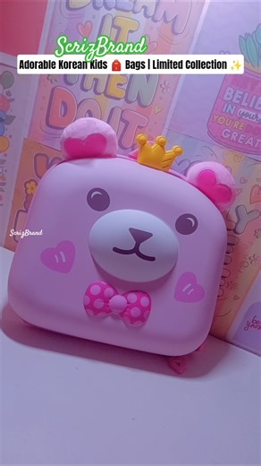Adorable Korean Kids 🎒 Bags | Limited Collection✨| #smallbusiness #ytshorts #gift #koreanbag #shorts