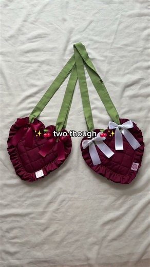 the cutest cherry bff bags 🍒👯‍♀️ #smallbusiness