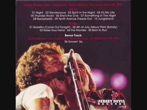 Bruce Springsteen - 1976-09-29, Santa Monica Civic Auditorium, Santa Monica, CA