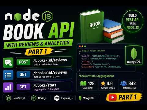 Node.js Book Reviews & Analytics API | Express.js REST API — Part 1