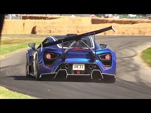 1200HP Zenvo TSR-S in Action! Active Rear Spoiler, Accelerations & BRUTAL SOUNDS!