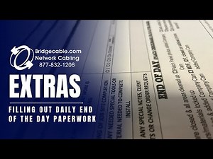 Project Checklist For Lead Data Cabling Techs Bridge Cable