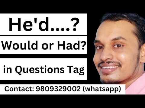 He’d = Would or Had? | Confusing Verbs in Question Tags | English Grammar in Nepali | Shyam Sir