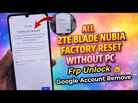 All ZTE Blade Nubia Android 14/15 Google Frp Bypass || Frp Unlock 2026 || Working Method No Pc