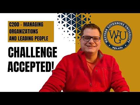 My First College Class in 10 Years: WGU MBA C200 Experience