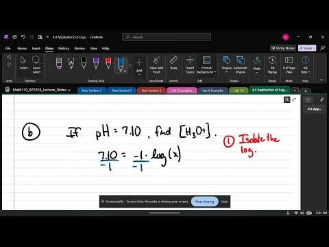 Math 110 SP2026---4.4, 4.5 and 4.6 Lecture