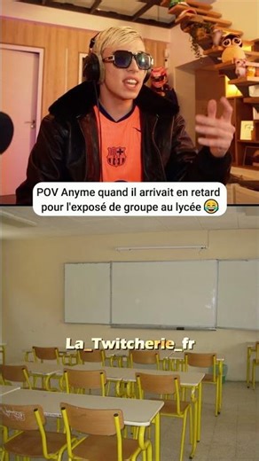 Anyme's POV when he arrived late for the group presentation