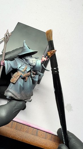 Gandalf the Gray 🦋 #gandalf #lordoftherings #miniaturepainting