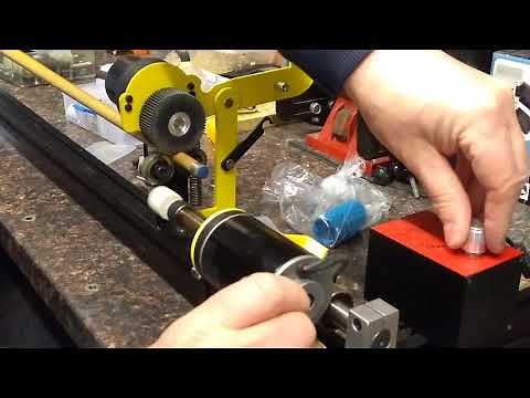 Fitting a New Ferrule with New Tenon and Tip With Snooker Cue Lathe Part 3 of 3
