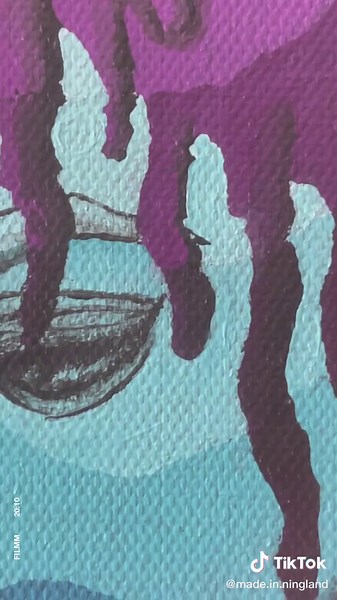 In this last painting project, We had to create a painting using triadic colors - colors that are equally spaced on the color wheel. At the end of the semester, I just thought of people “burning the midnight oil” to get work done at their jobs or school. We (perhaps) love our work, but it’s burning away our lives. Will we ever recover from being melted into a blobby puddle? . . . #art #painting #acrylic #acrylicpainting #canvas #illustration #artproject #artschool #schoolwork #artreel #artjourne