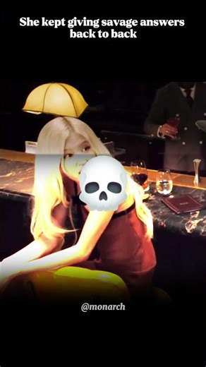 This is whole new ROSE😏#monarch #blackpink #rose