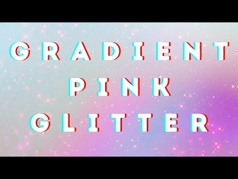 ✨ Gradient Glitter Magic | Aesthetic Sparkling Abstract Animation