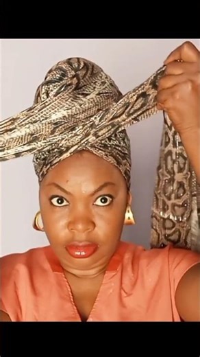 Beautiful updo headwrap #shorts #turban #scarf #fashiontrends