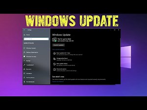 Windows Update - Why is it so important ? - How to Update Windows ?
